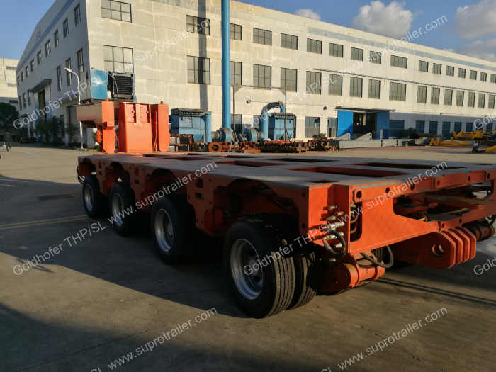 Nicolas MDED hydraulic modular trailer
