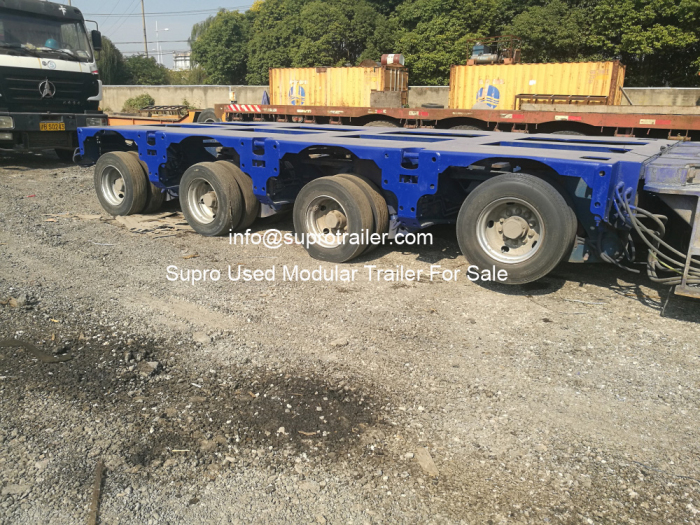 used hydraulic modular trailer for sale