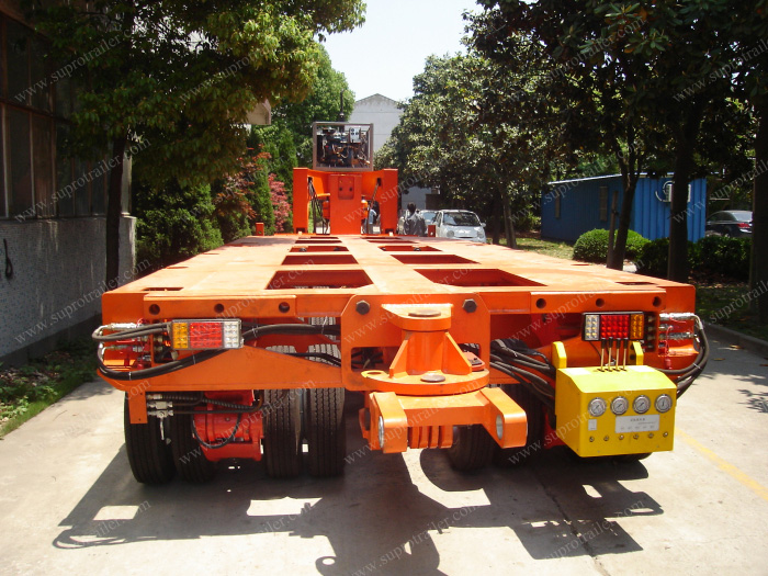 Nicolas MDED hydraulic modular trailer